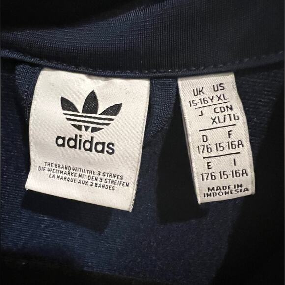 Adidas Boys Youth Size Large Blue And Red Zip Up Jacket Size XL - Picture 6 of 6